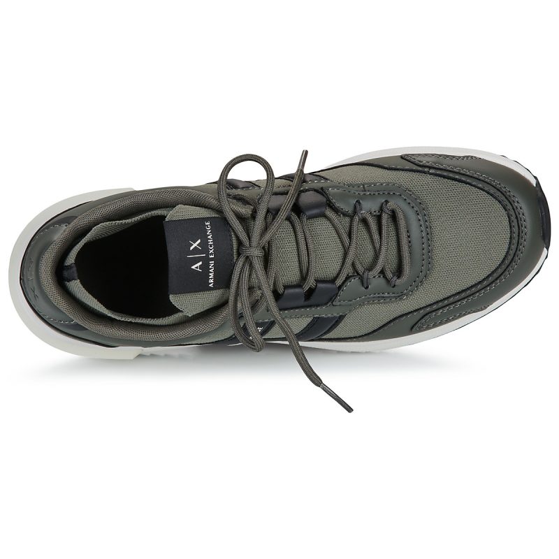 Armani Exchange DUSSELDORF KNIT Kaki Sneakers Uomo - 6