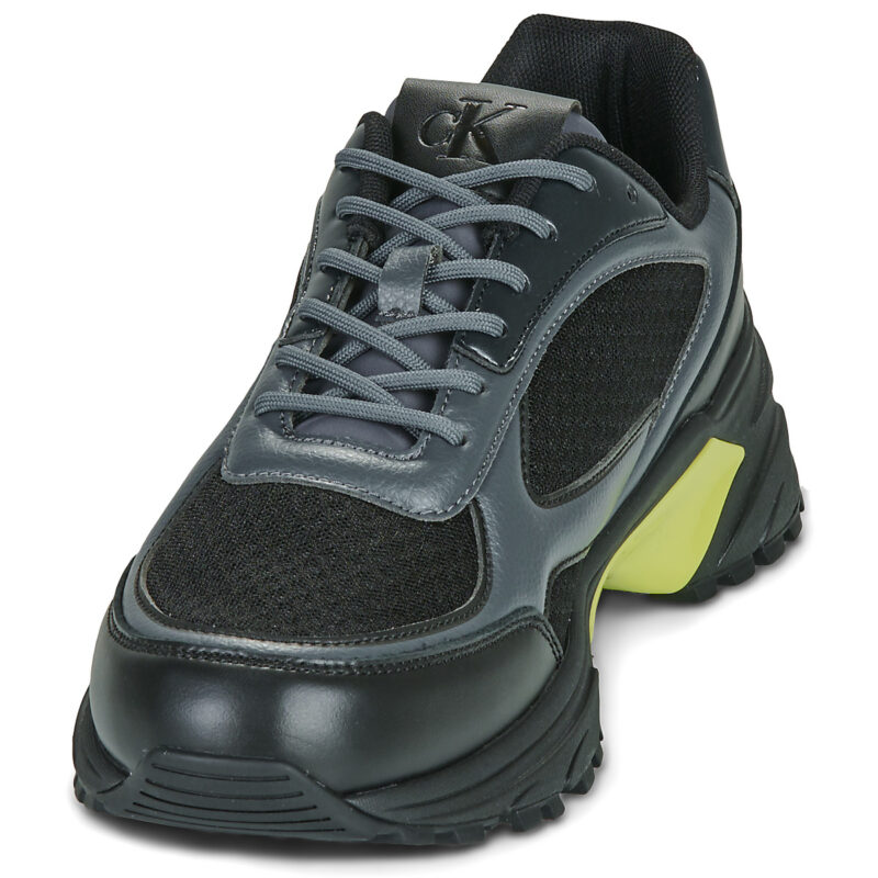 Calvin Klein Jeans HIKE RUNNER LACEUP MESH MIX Black Men's Sneakers - 3