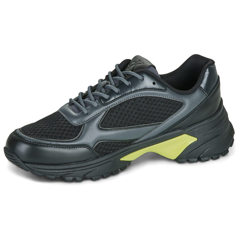 Calvin Klein Jeans HIKE RUNNER LACEUP MESH MIX Black Men's Sneakers - 4