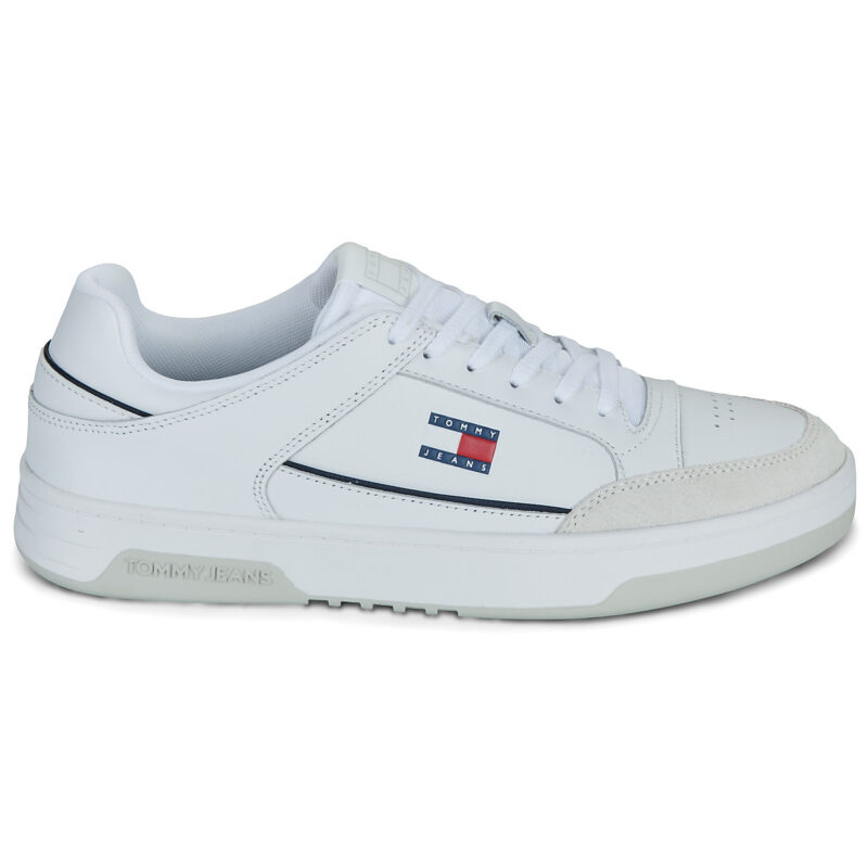 Tommy Jeans TJM CUPSOLE LEATHER Blanc Baskets Homme - 2