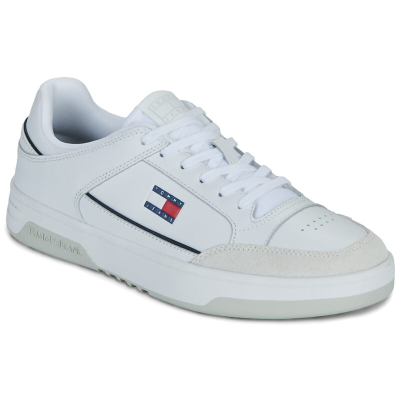 Tommy Jeans TJM CUPSOLE LEATHER Blanc Baskets Homme - 1