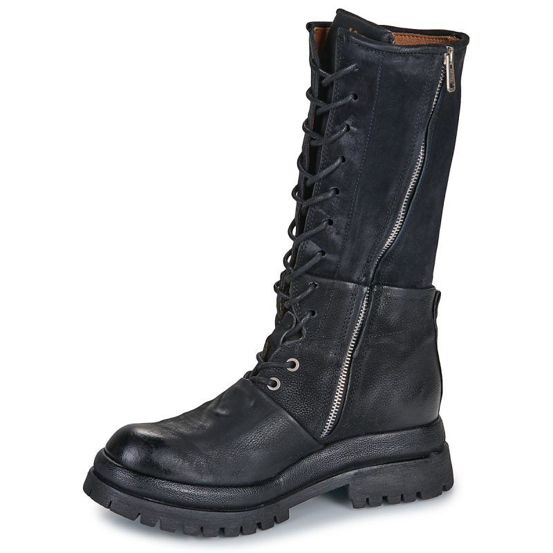 Airstep / A.S.98 DIBLA HIGH strech Nero Stivali a met&agrave; coscia Donna - 4
