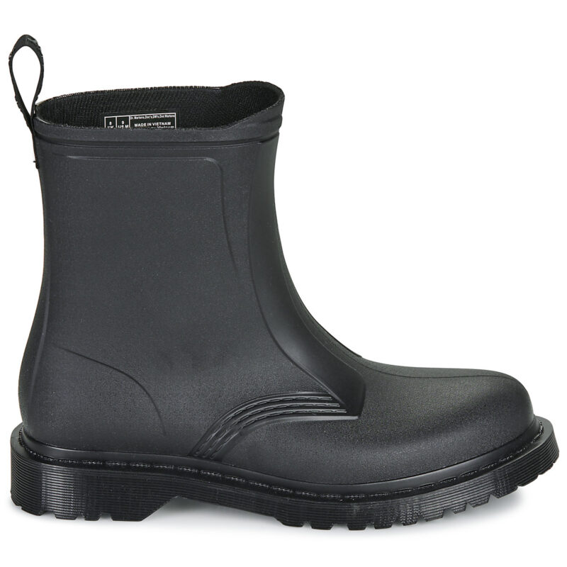 Dr. Martens 1460 Rain Pull On Boot Black PVC Nero Stivali da pioggia Uomo - 2
