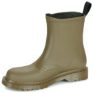 Dr. Martens 1460 Rain Pull On Boot DMs Olive PVC Kaki Stivali da pioggia Uomo - 4