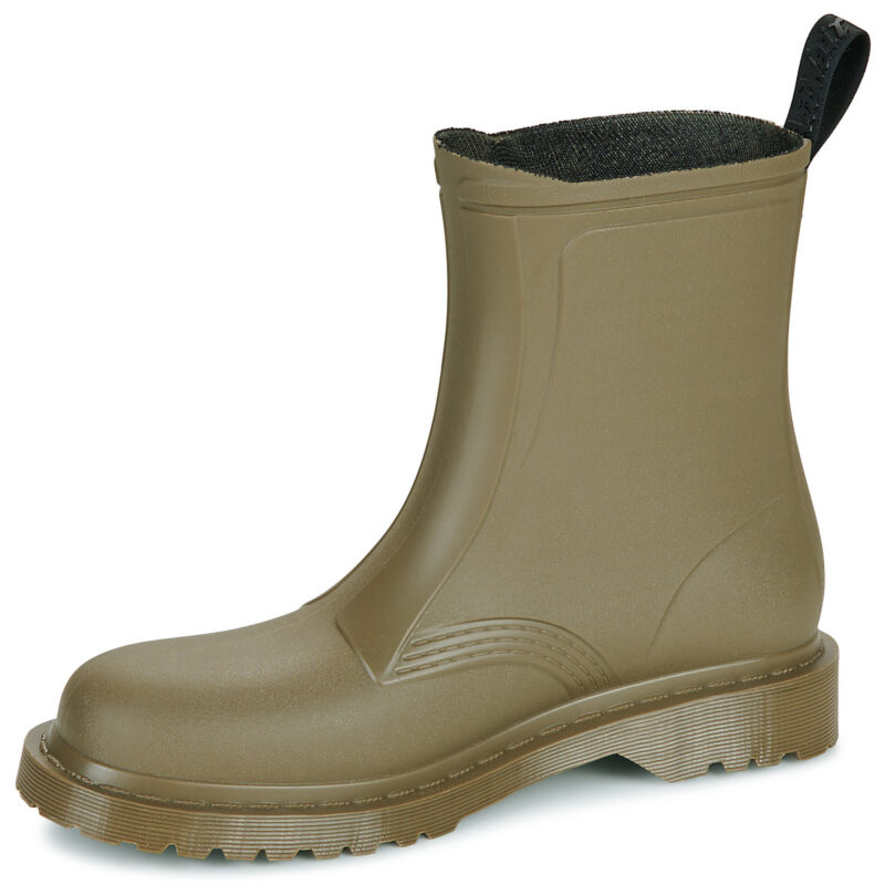 Dr. Martens 1460 Rain Pull On Boot DMs Olive PVC Kaki Stivali da pioggia Uomo - 4
