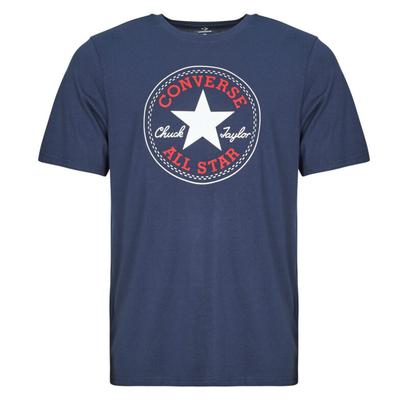 T-shirt Converse CHUCK PATCH TEE Blu T-shirt maniche corte Uomo - 1