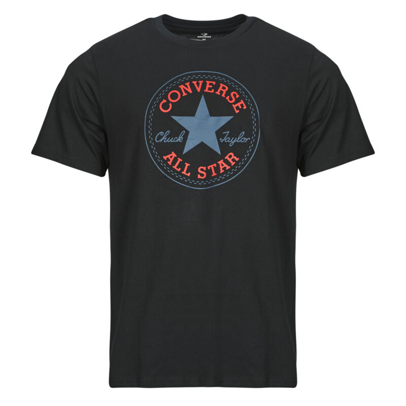 T-shirt  Converse  CHUCK PATCH TEE  Nero -  T-shirt maniche corte Uomo - 1