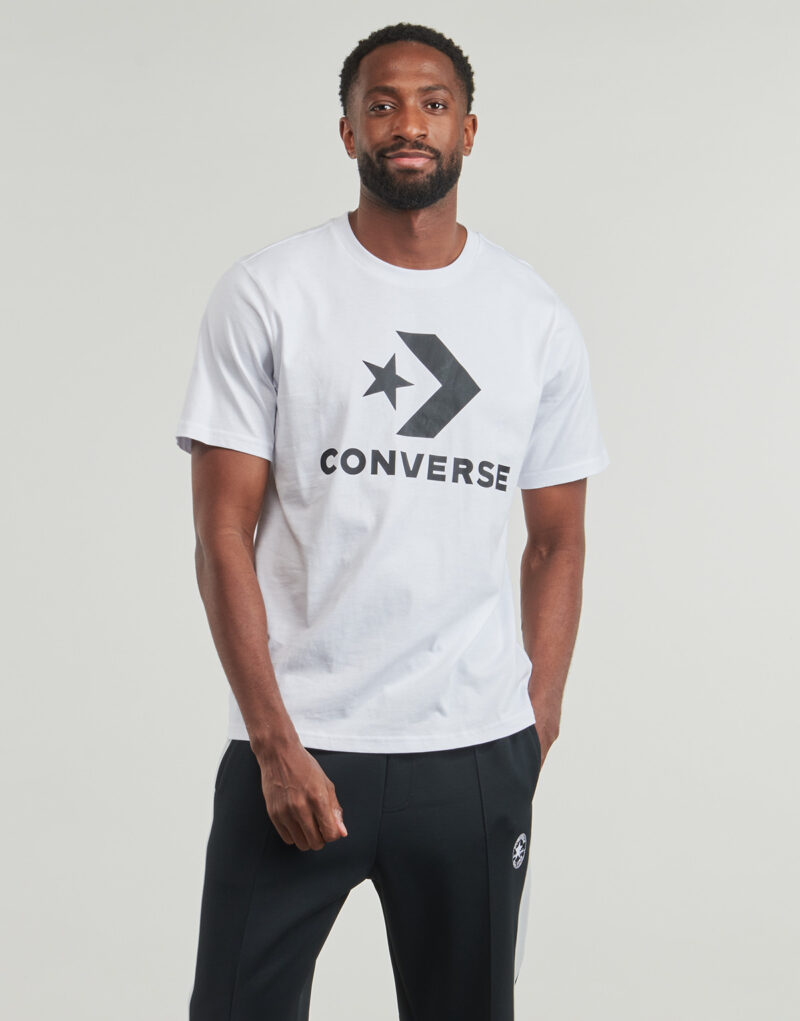 T-shirt Converse STANDARD FIT CENTER FRONT LARGE LOGO STAR CHEVRON TEE Bianco T-shirt maniche corte Uomo - 2