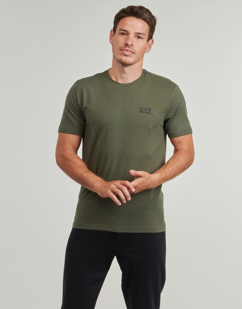 T-shirt Emporio Armani EA7 TRAIN CORE ID M TEE SS ST CC - TRAIN CORE ID M TEE SS ST CC Kaki T-shirt maniche corte Uomo - 2