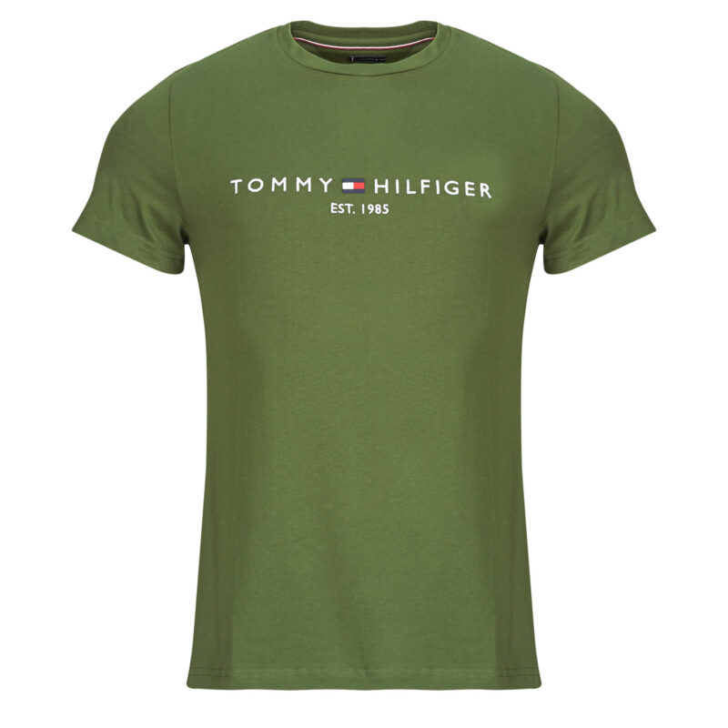 T-shirt Tommy Hilfiger TOMMY LOGO TEE Kaki T-shirt maniche corte Uomo - 1
