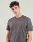 T-shirt Tommy Jeans TJM REG LINEAR LOGO TEE EXT Grigio T-shirt maniche corte Uomo - 5