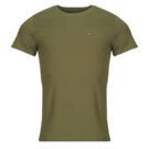 T-shirt Tommy Jeans TJM XSLIM JERSEY TEE EXT Kaki T-shirt maniche corte Uomo - 1