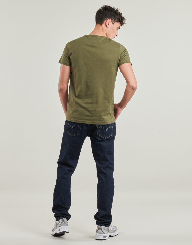 T-shirt Tommy Jeans TJM XSLIM JERSEY TEE EXT Kaki T-shirt maniche corte Uomo - 4