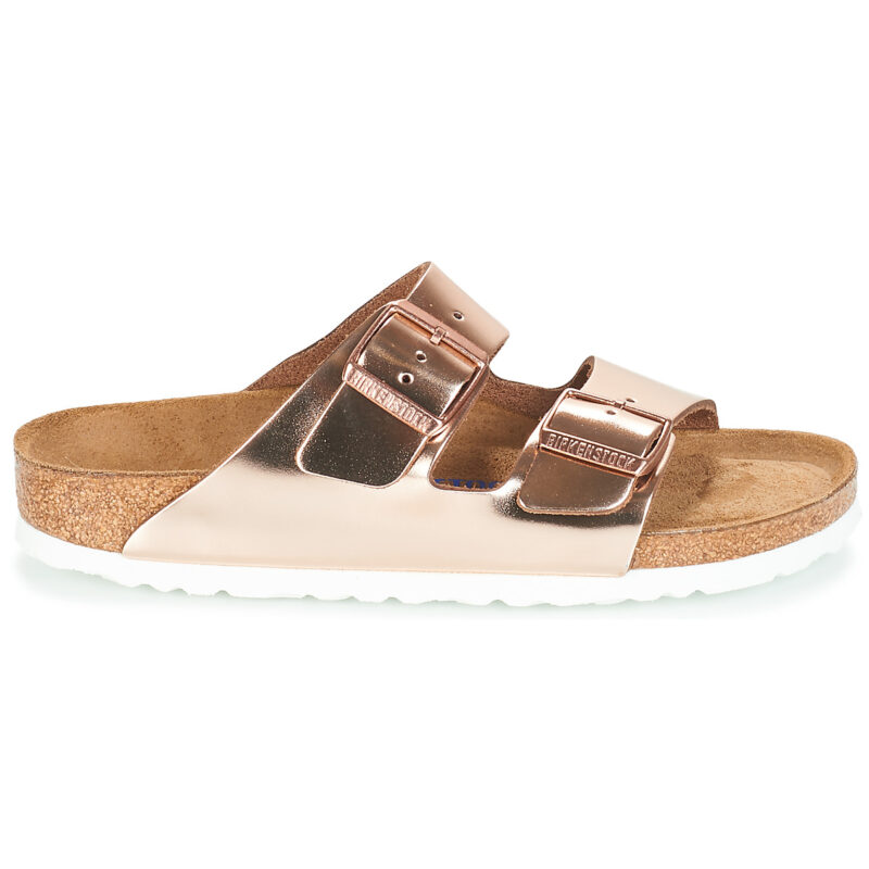BIRKENSTOCK Arizona Soft Footbed Stretto Oro Ciabatte Donna - 2