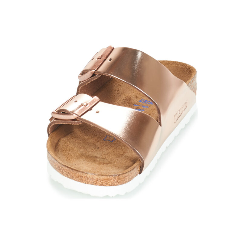 BIRKENSTOCK Arizona Soft Footbed Stretto Oro Ciabatte Donna - 3