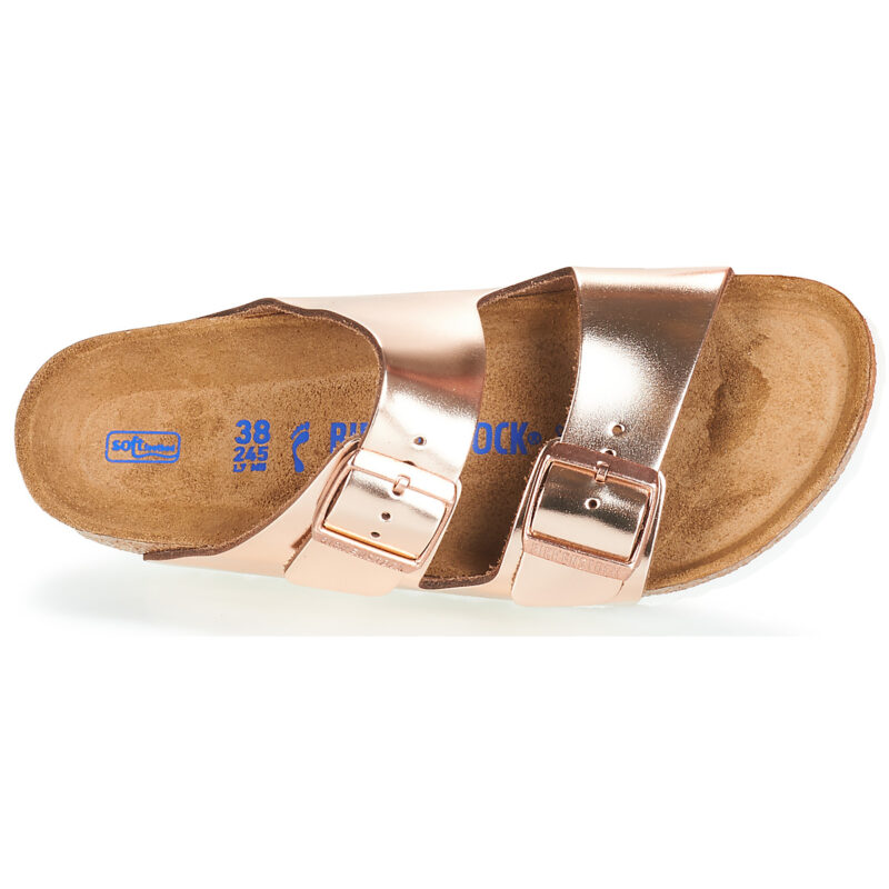 BIRKENSTOCK Arizona Soft Footbed Stretto Oro Ciabatte Donna - 6