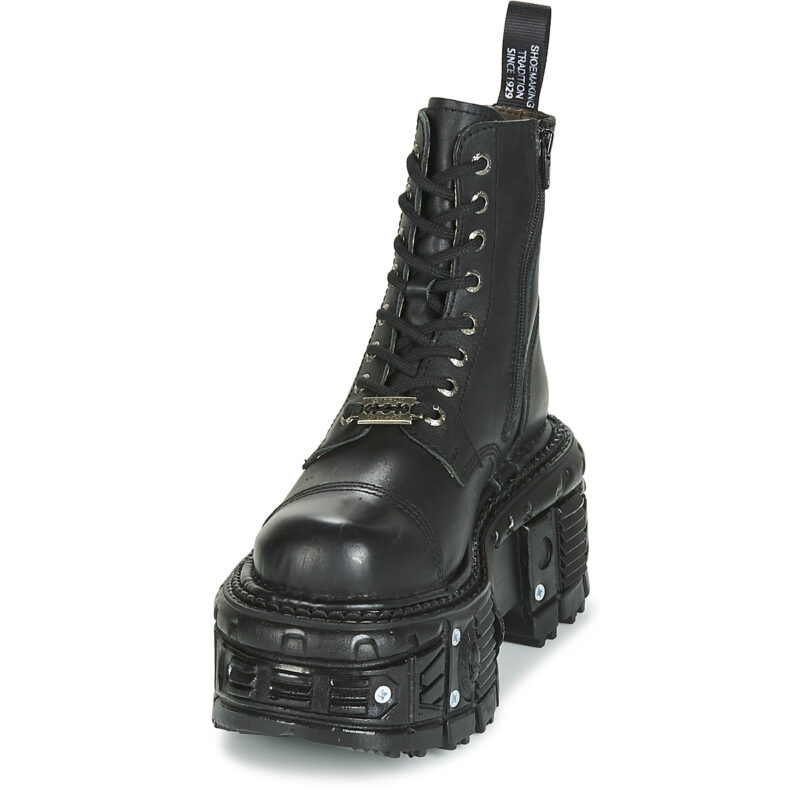 New Rock M-TANK083-C1 Nero Stivaletti Donna - 3