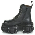New Rock M-TANK083-C1 Nero Stivaletti Donna - 4