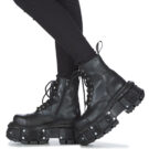 New Rock M-TANK083-C1 Nero Stivaletti Donna - 8