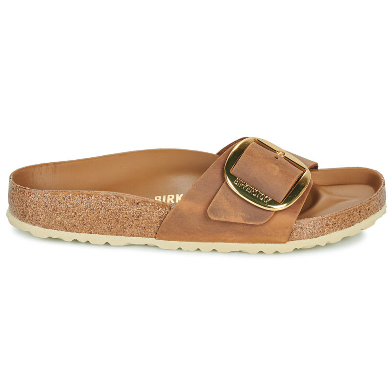 BIRKENSTOCK Madrid Big Buckle Oiled / Pelle / Cognac / Regular Marrone Ciabatta Donna - 2