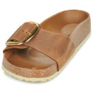 BIRKENSTOCK Madrid Big Buckle Oiled / Pelle / Cognac / Regular Marrone Ciabatta Donna - 3