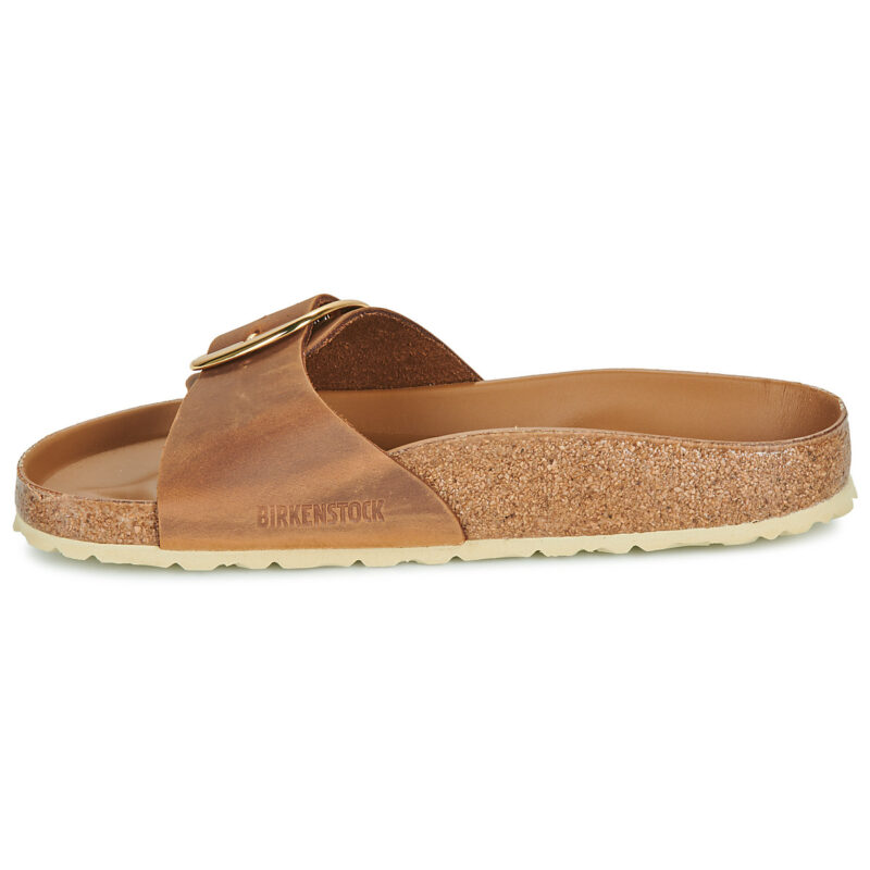 BIRKENSTOCK Madrid Big Buckle Oiled / Pelle / Cognac / Regular Marrone Ciabatta Donna - 4