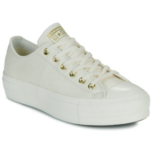 Converse  CHUCK TAYLOR ALL STAR LIFT PLATFORM GOLD  Bianco -  Sneakers basse Donna