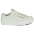 Converse CHUCK TAYLOR ALL STAR LIFT PLATFORM GOLD Bianco Sneakers basse Donna - 2
