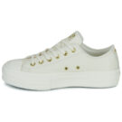 Converse CHUCK TAYLOR ALL STAR LIFT PLATFORM GOLD Bianco Sneakers basse Donna - 4