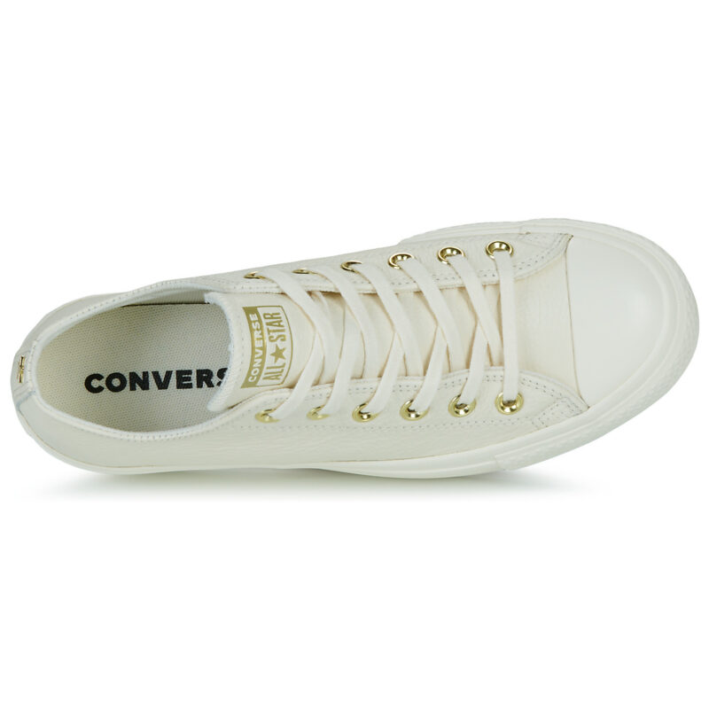 Converse CHUCK TAYLOR ALL STAR LIFT PLATFORM GOLD Bianco Sneakers basse Donna - 6