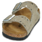 BIRKENSTOCK Arizona Rivet Suede / Taupe / Stretto Beige Ciabatta Donna - 3