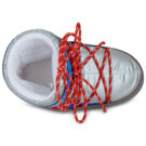 Moon Boot MB ICON LOW SPACE RACING Argento Scarpe da neve Donna - 6