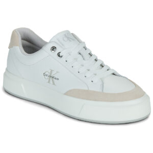 Calvin Klein Jeans  BASKET CUPSOLE LACEUP LTH MIX  Bianco -  Sneakers basse Donna
