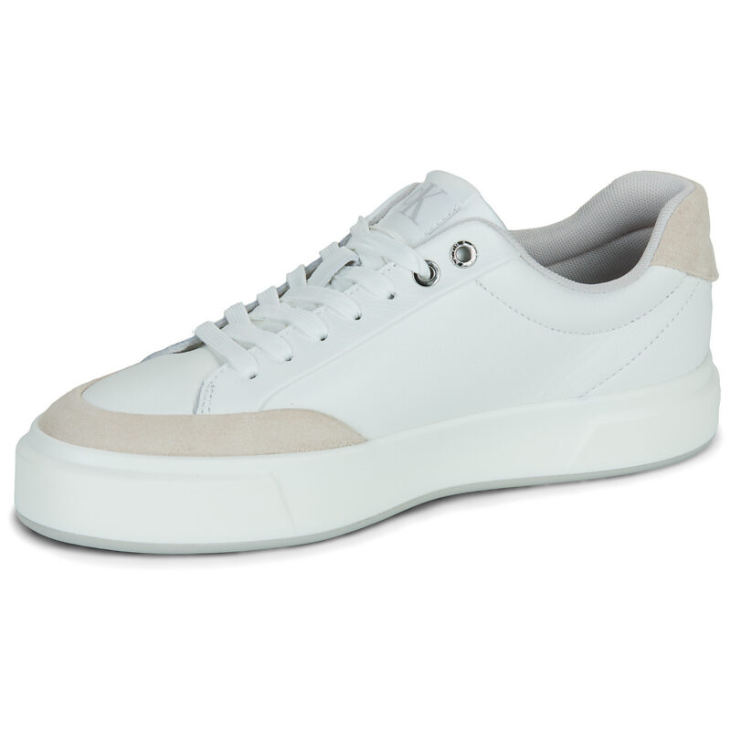 Calvin Klein Jeans BASKET CUPSOLE LACEUP LTH MIX Bianco Sneakers basse Donna - 4