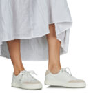 Calvin Klein Jeans BASKET CUPSOLE LACEUP LTH MIX Bianco Sneakers basse Donna - 8