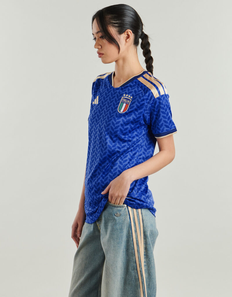 T-shirt adidas Home Italy Football Jersey Blu T-shirt maniche corte Donna - 3