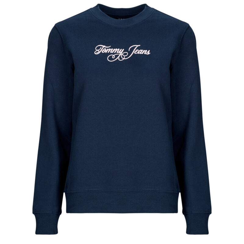 Tommy Jeans TJW REG ESS LOGO 1 CREW EXT Marine Women's Sweatshirts - 1