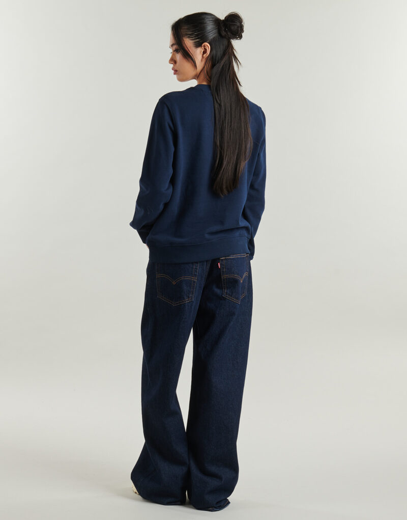 Tommy Jeans TJW REG ESS LOGO 1 CREW EXT Marine Women's Sweatshirts - 4