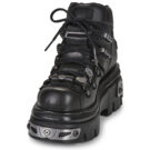 New Rock NOMADA Nero Stivaletti Donna - 3