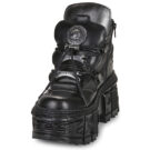 New Rock  M-WALL052-C1  Nero -  Stivaletti Donna - 3