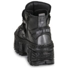 New Rock  M-WALL052-C1  Nero -  Stivaletti Donna - 5