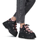 New Rock M-106-C26 Nero Stivaletti Donna - 8