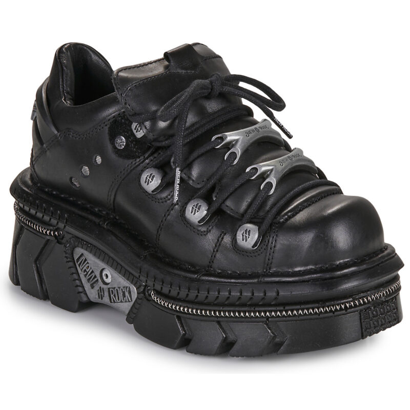 New Rock M-120N-S34 Nero Derby Donna - 1