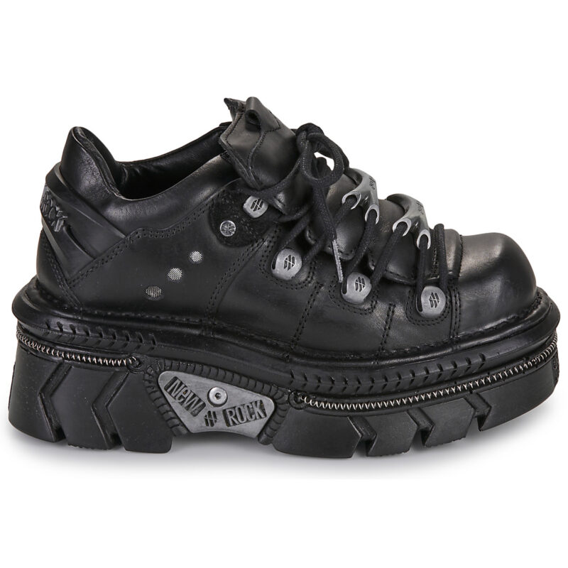 New Rock M-120N-S34 Nero Derby Donna - 2