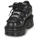 New Rock M-120N-S34 Nero Derby Donna - 3