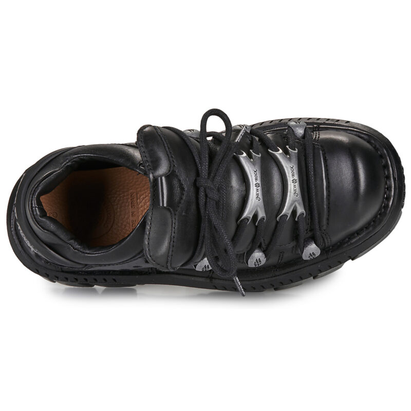 New Rock M-120N-S34 Nero Derby Donna - 6