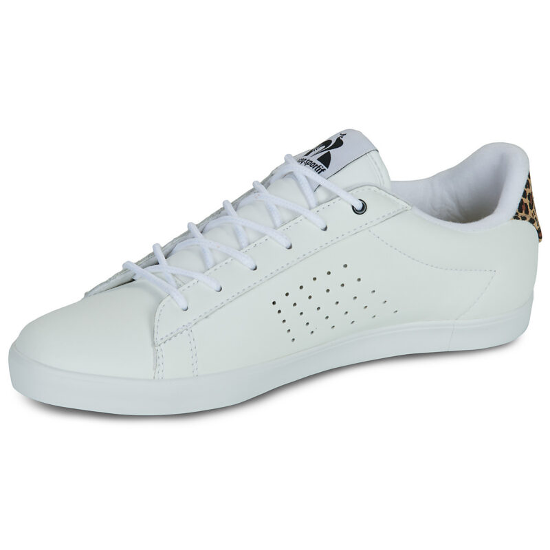 Le Coq Sportif Baskets basses blanches LUCIE ANIMAL pour femme - 4