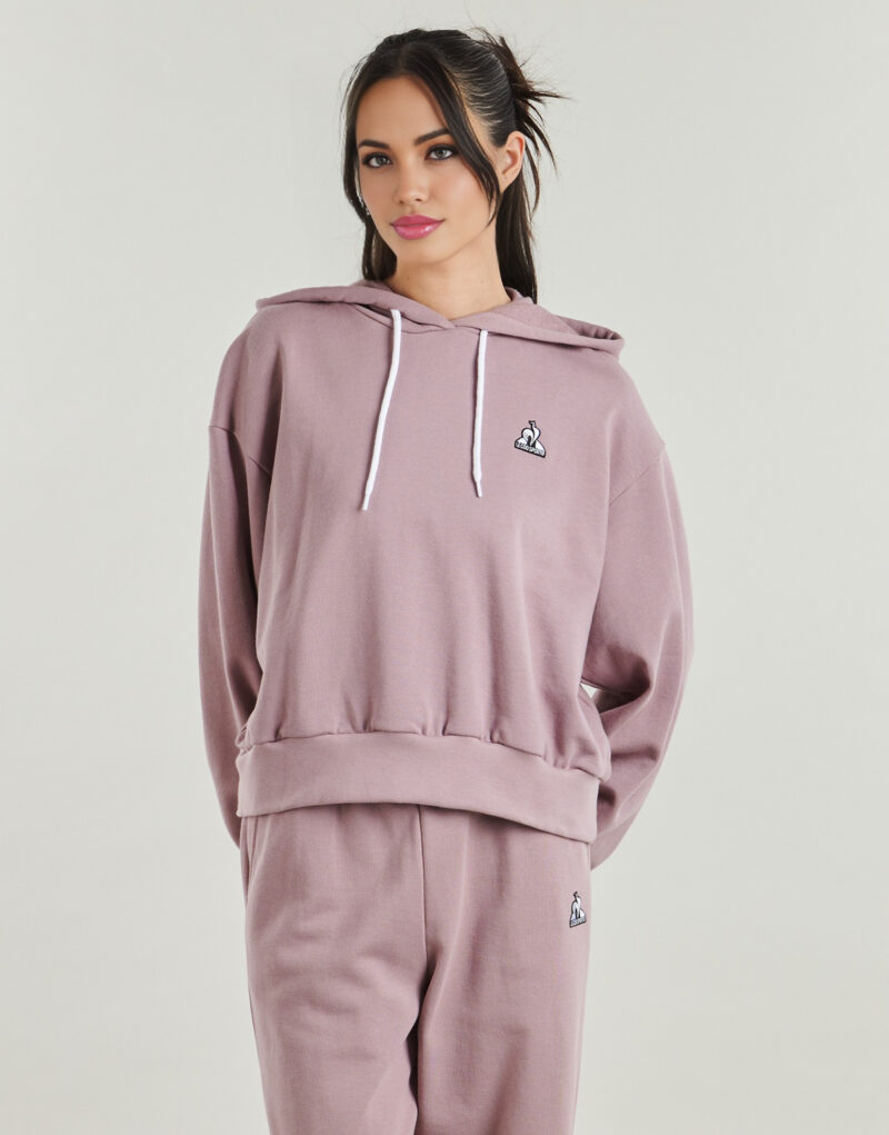 Felpe au cappuccio Le Coq Sportif CONTEMPORAIN SP Hoody N&deg;1 W Viola Felpe con cappuccio Donna - 2
