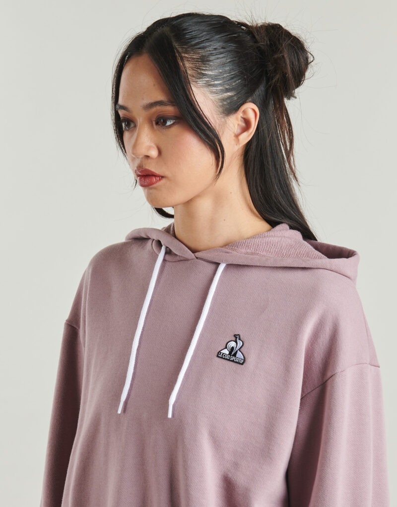 Felpe au cappuccio Le Coq Sportif CONTEMPORAIN SP Hoody N&deg;1 W Viola Felpe con cappuccio Donna - 5