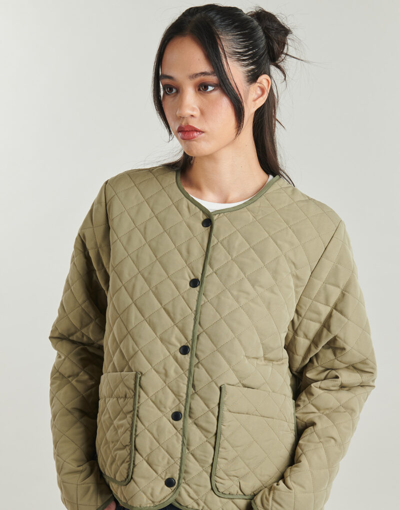 Noisy May NMHARPER Steppjacke Khaki Damenjacken - 5